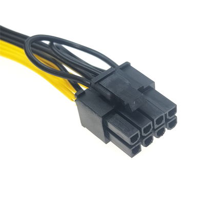 Горнорабочий PCIE PCIE 8p Asic разделяет 8 провод 18 AWG кабеля 2 Pin Psu гаван