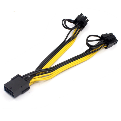 Горнорабочий PCIE 8p Asic разделяет 8 провод 18 AWG кабеля 2 Pin Psu гаван